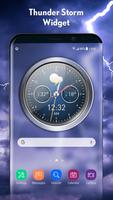 Clock style weather widget & forecast screenshot 2