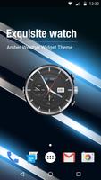 Wettervorhersage Widget Plakat