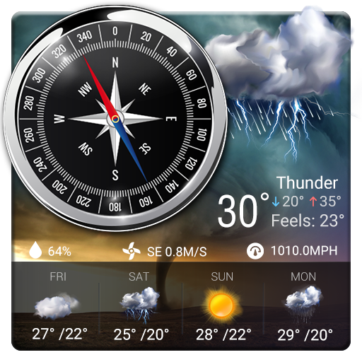 Live weather background app
