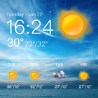 weather and temperature app Pro biểu tượng