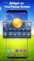 Wettervorhersage Widget Plakat