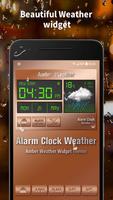 Çalar saat tarzı hava widget gönderen
