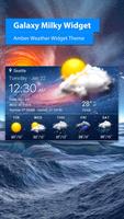 Wettervorhersage Widget Plakat