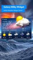 Widget de prévision météo Affiche