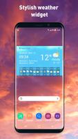 Globale Wetterwarnungen und Wettervorhersage App Plakat