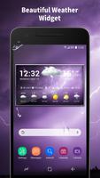 Local weather widget&Forecast poster