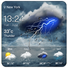 Wettervorhersage Widget Zeichen