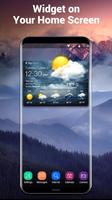 Wettervorhersage Widget Plakat