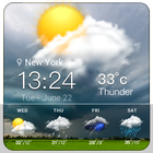 Clock Weather Widget-Lightning biểu tượng