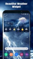 6-Tage Wetter Widget Vorhersage Plakat