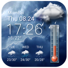 Widget de prévision météo icône