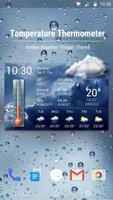 Wettervorhersage Widget Plakat