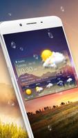 Wettervorhersage Widget Plakat