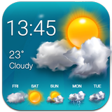Wettervorhersage Widget Zeichen