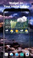 Wettervorhersage Widget Plakat