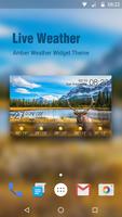 Wettervorhersage Widget Plakat