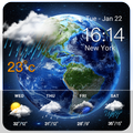 Digital clock &weather widget