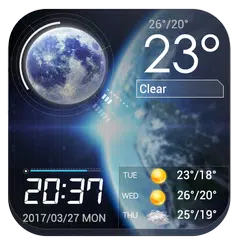 Weather report app& weather widget ⛅