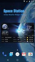 Wettervorhersage Widget Plakat