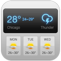 Widget de prévision météo