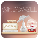 Christmas theme clock widge APK