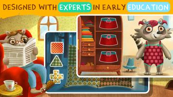 Raccoon Treehouse: Kids puzzles & sorting games Screenshot 2