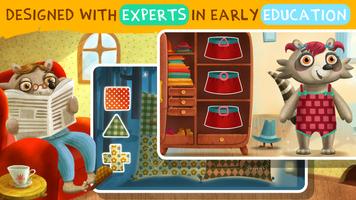 Raccoon Treehouse: Kids puzzles & sorting games 截图 2