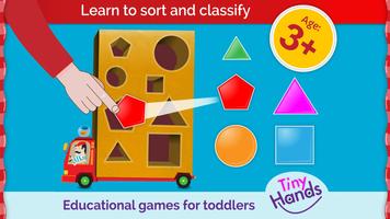 Toddler Games: match and classify puzzles, shapes Poster