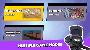 PIXEL ROYALE™ GUN 3D MOBILE UNKNOWN BATTLE GROUND ảnh chụp màn hình 1