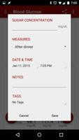 Blood Glucose Tracker syot layar 3