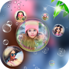 3D My Photo Bubble HD Live Wallpaper icône