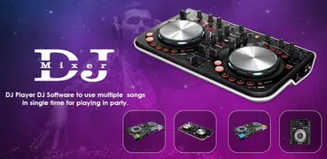 DJ Name Mixer With Music Player - Mix Name To Song