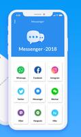 برنامه‌نما Messenger 2018 - All Social Networks عکس از صفحه