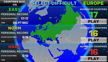 World Map Quiz: Coutries, Capi ภาพหน้าจอ 1