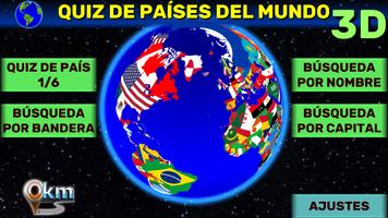 Quiz geografía mundial: Países captura de pantalla 1