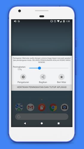 Aplikasi penambah volume hp