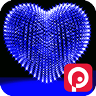 3D Valentine Day Heart Live icon