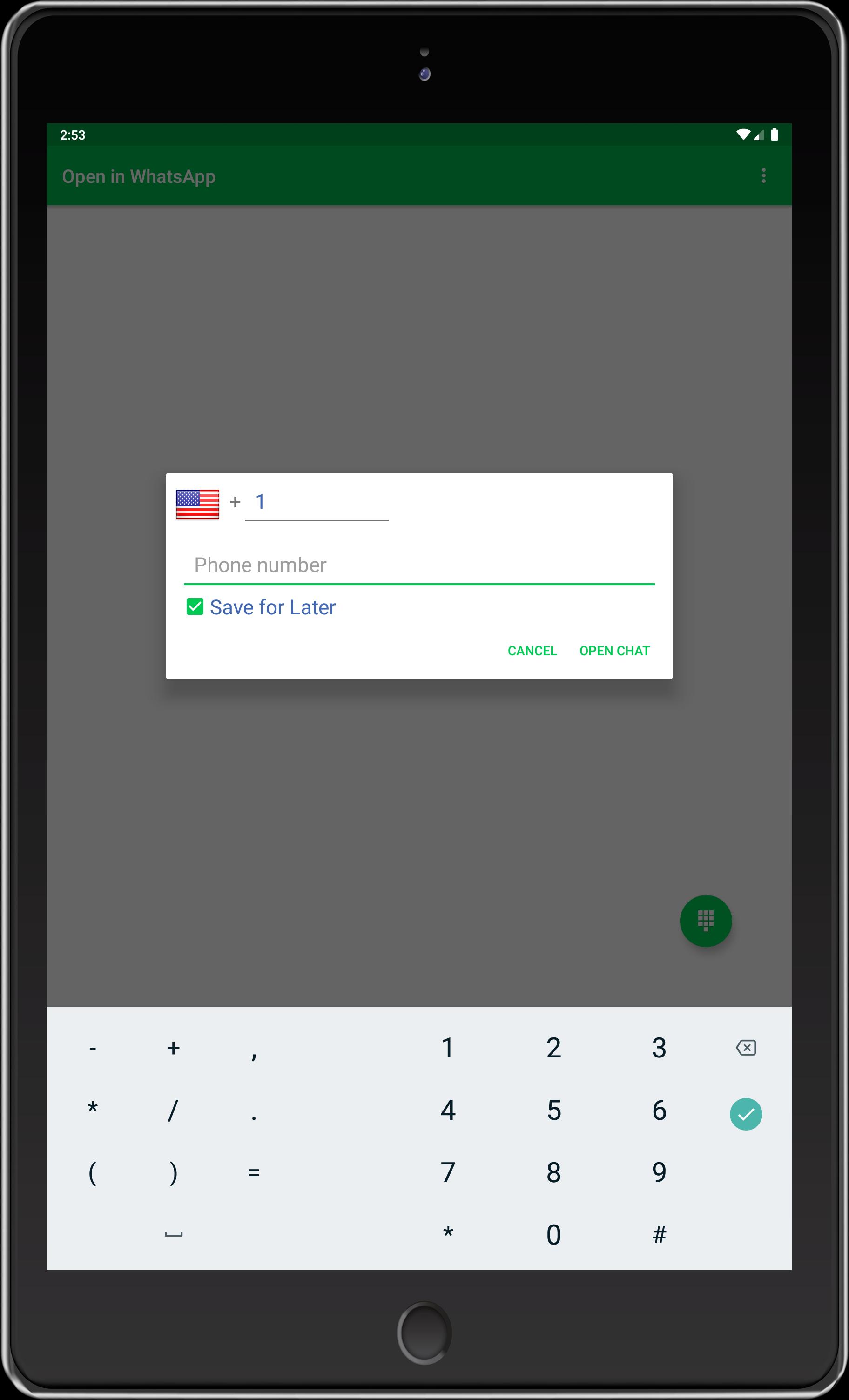 Open for WhatsApp APK for Android Download