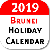 Brunei Holiday Calendar 2019 icône