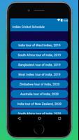 Indian Cricket Match Schedule Affiche