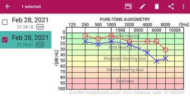 Hearing Test اسکرین شاٹ 2