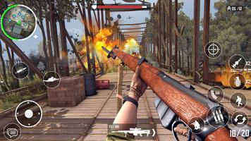 Army War: 銃ゲーム-ーム人気 スクリーンショット 3