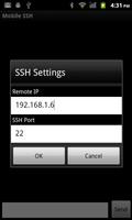 برنامه‌نما Mobile SSH عکس از صفحه
