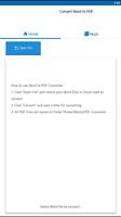 Convert Word to PDF imagem de tela 3