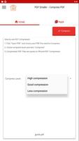 PDF plus petit - Compresser le PDF capture d'écran 3