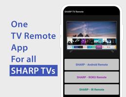 Sharp TV Remote Control poster