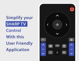 Controle remoto da TV Sharp imagem de tela 1