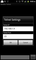 Mobile Telnet capture d'écran 2