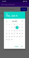 برنامه‌نما Safe Days Calculator عکس از صفحه