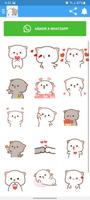 Animated Mochi Cats Stickers 海报